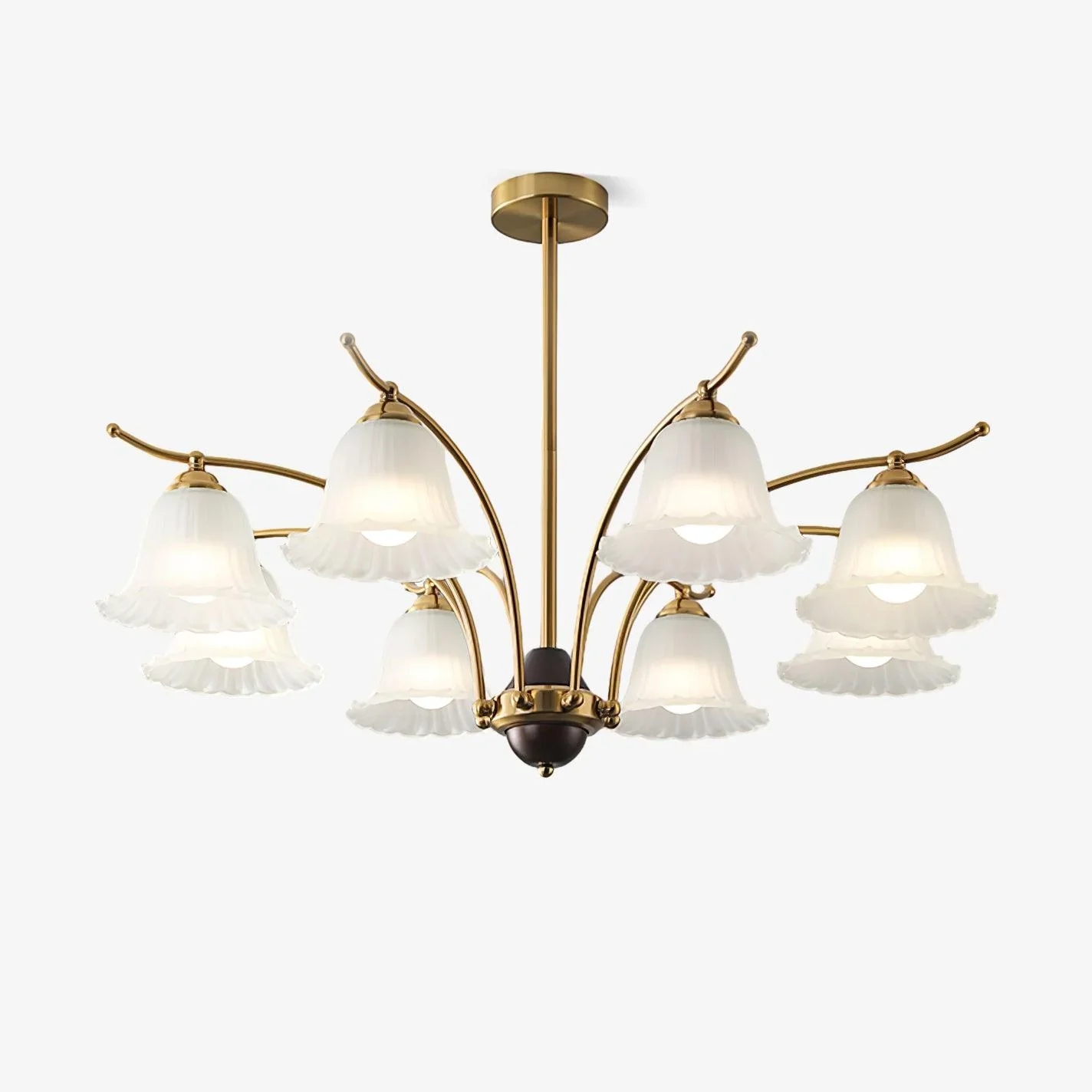 Advanced Flora Brass Chandelier Official