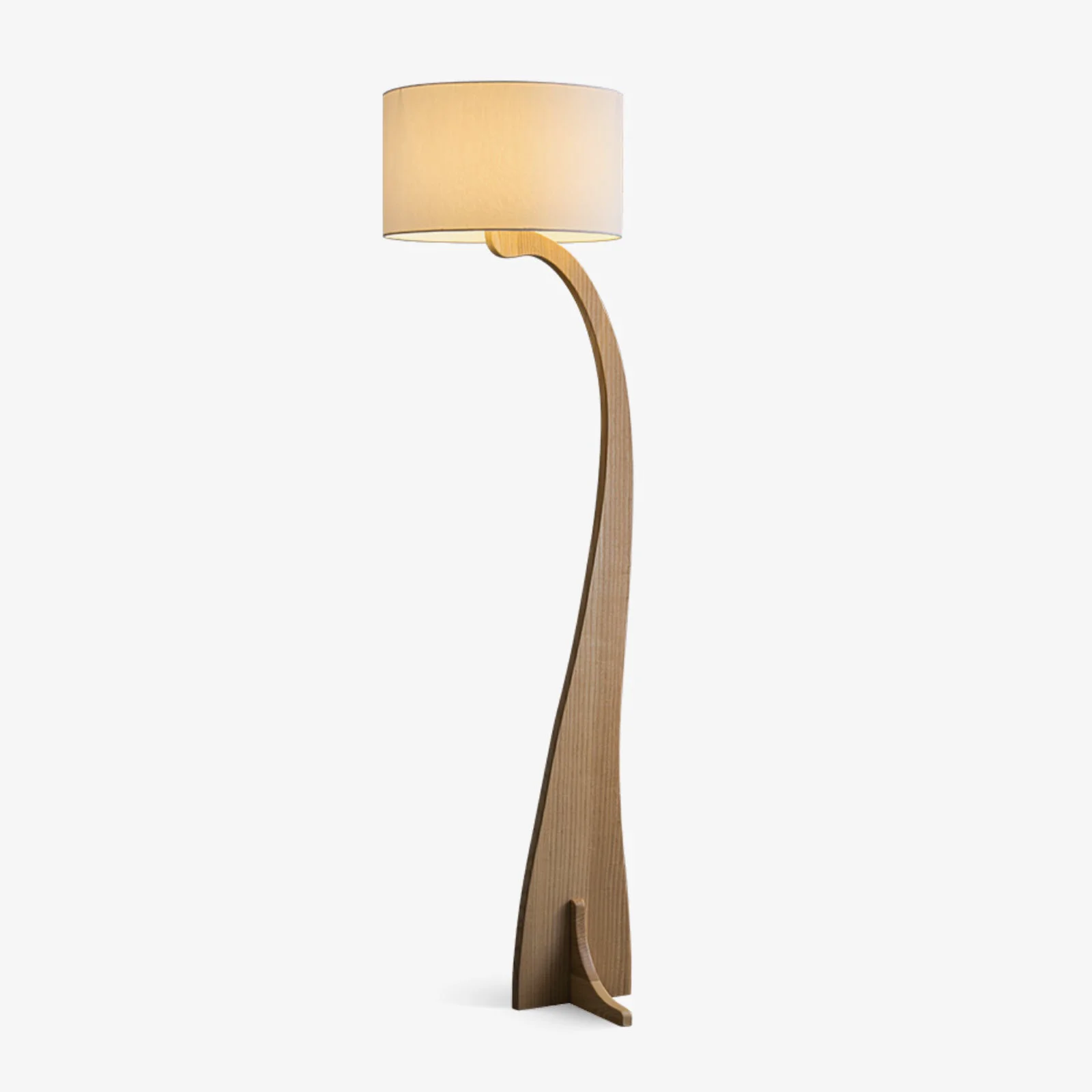 Exclusive Bow Curve Floor Lamp Detailed