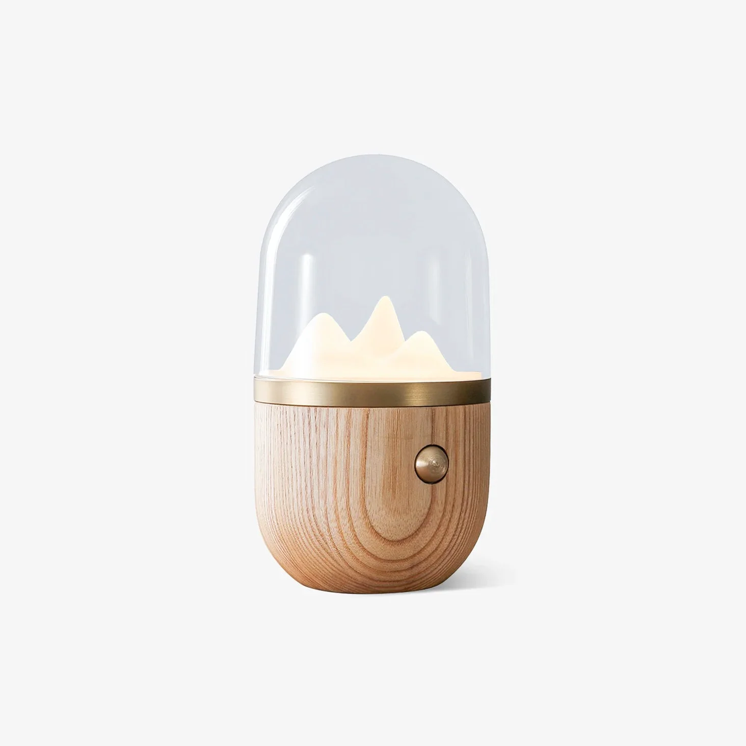 Dependable Mountain Peak Night Table Lamp Detailed