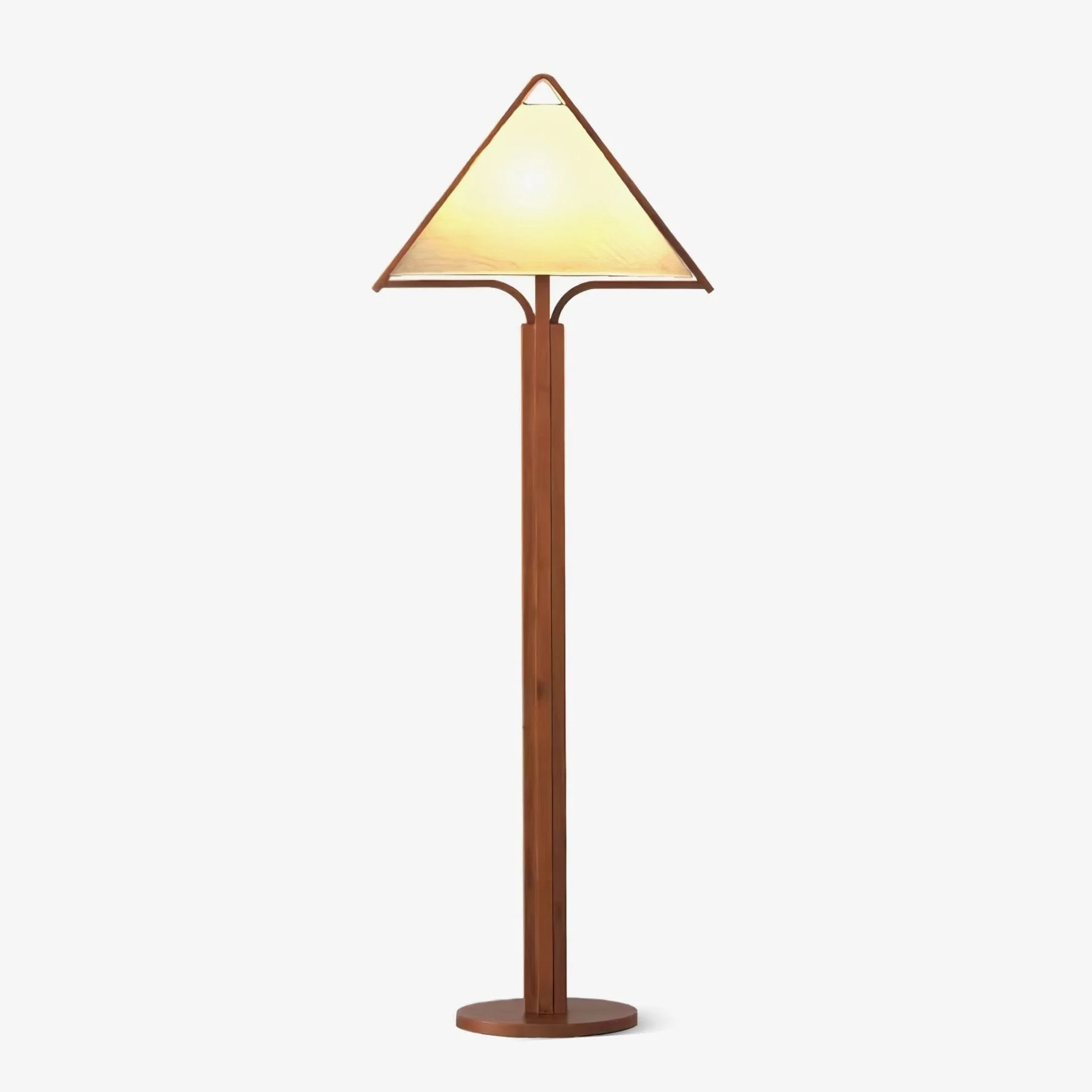 Convenient Apex Triangle Shade Floor Lamp Lightweight