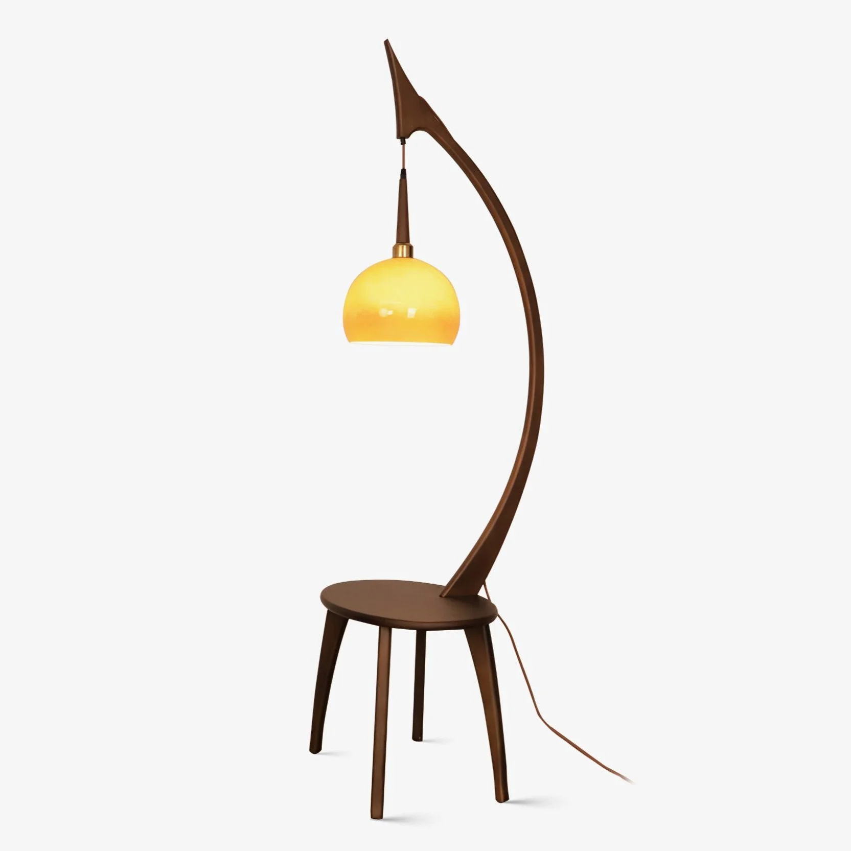 Casual Arc Curve Floor Lamp Functional