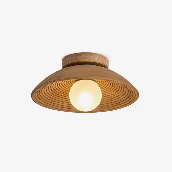 World-Class Nordic Imitation wood ceiling light Professional