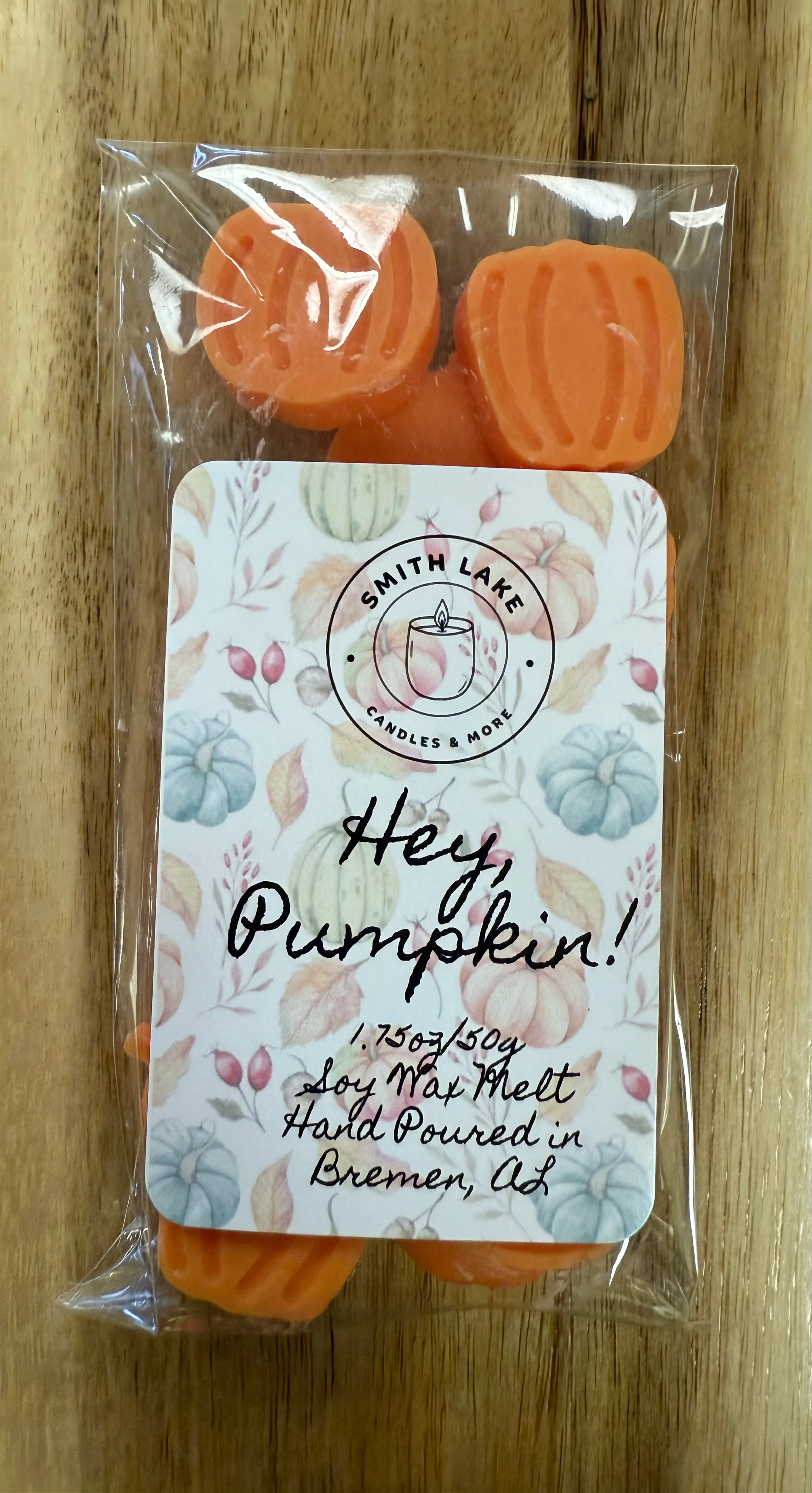 Sophisticated Hey Pumpkin Soy Wax Melts 1.75oz Environmentally Friendly