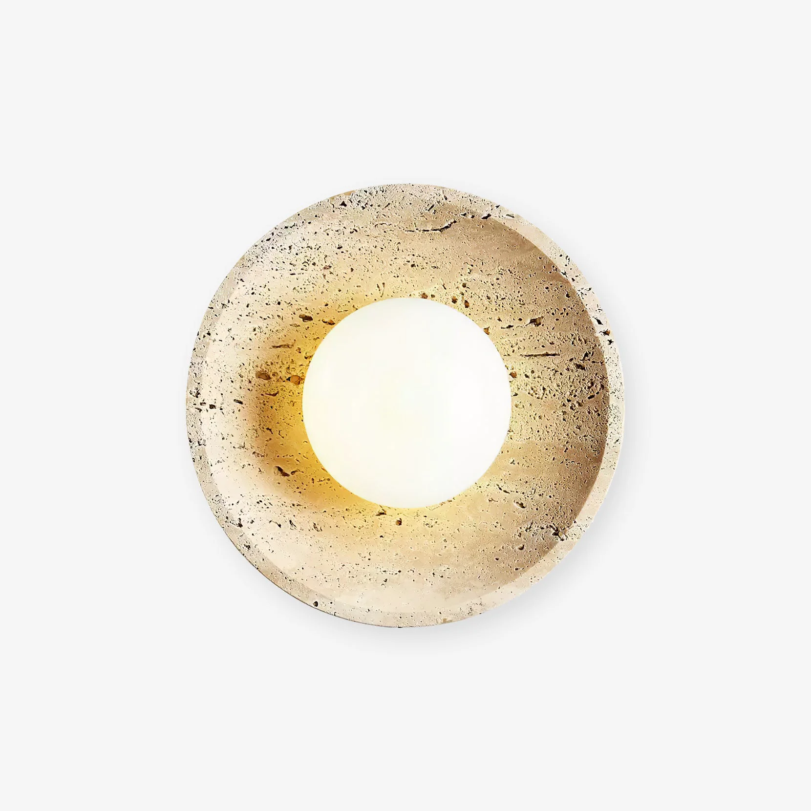 Eco-Friendly Stone Lunar Eclipse Wall Light Effective