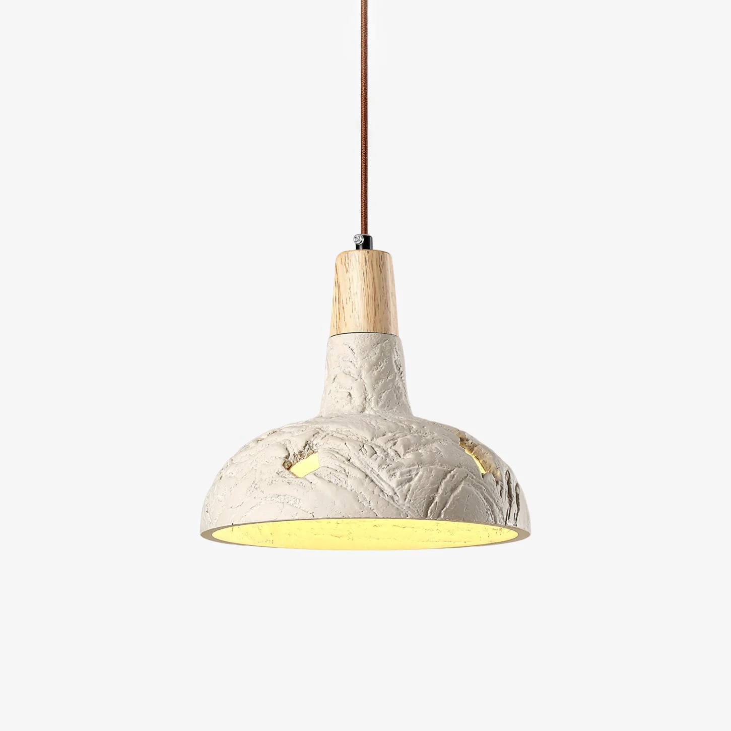 Functional Cement Carve Pendant Lamp Expertly Made