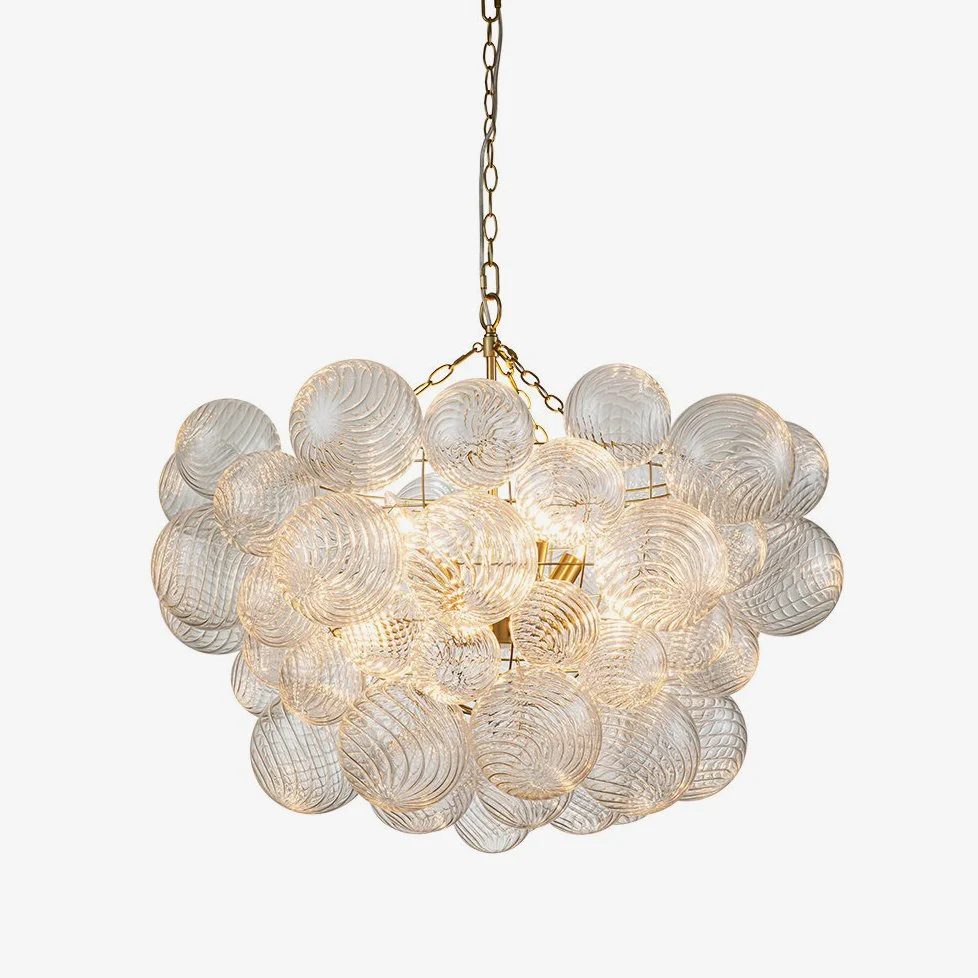 Detailed Glass Ball Bubbles Chandelier Breathable