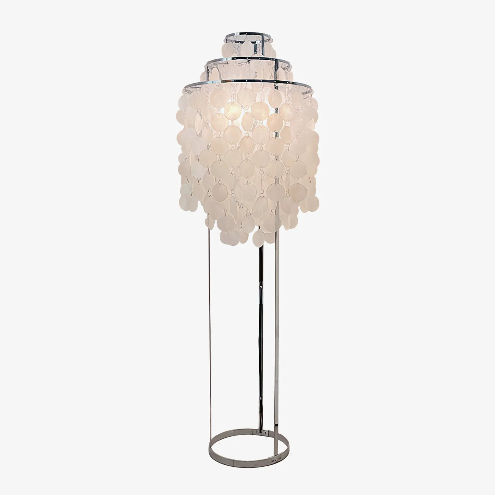 Easy-to-Use Shell Floor Lamp Elegant