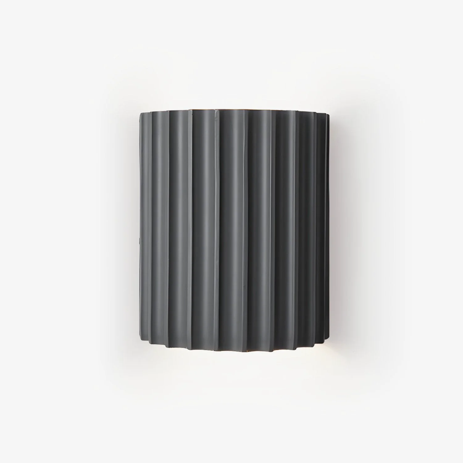 Verified Resin Ribbed Wall Lamp Recyclable