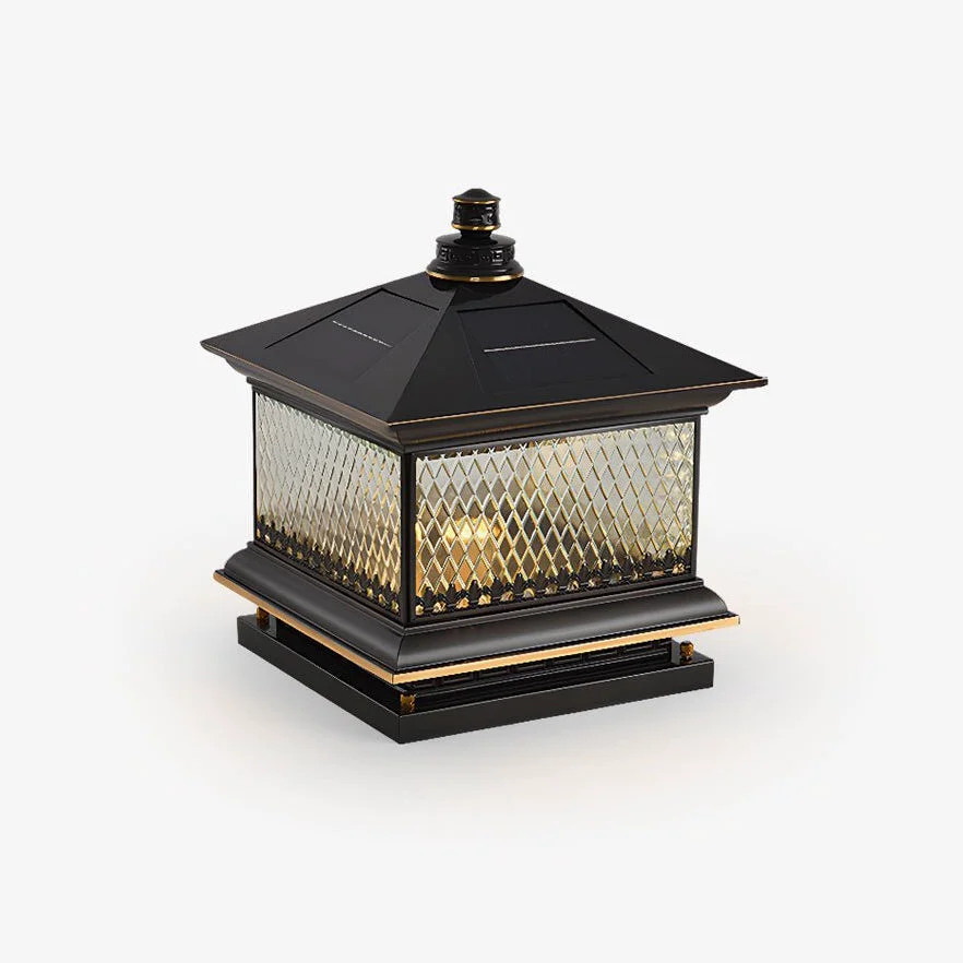 Fast Diamond Solar Post Outdoor Light Genuine
