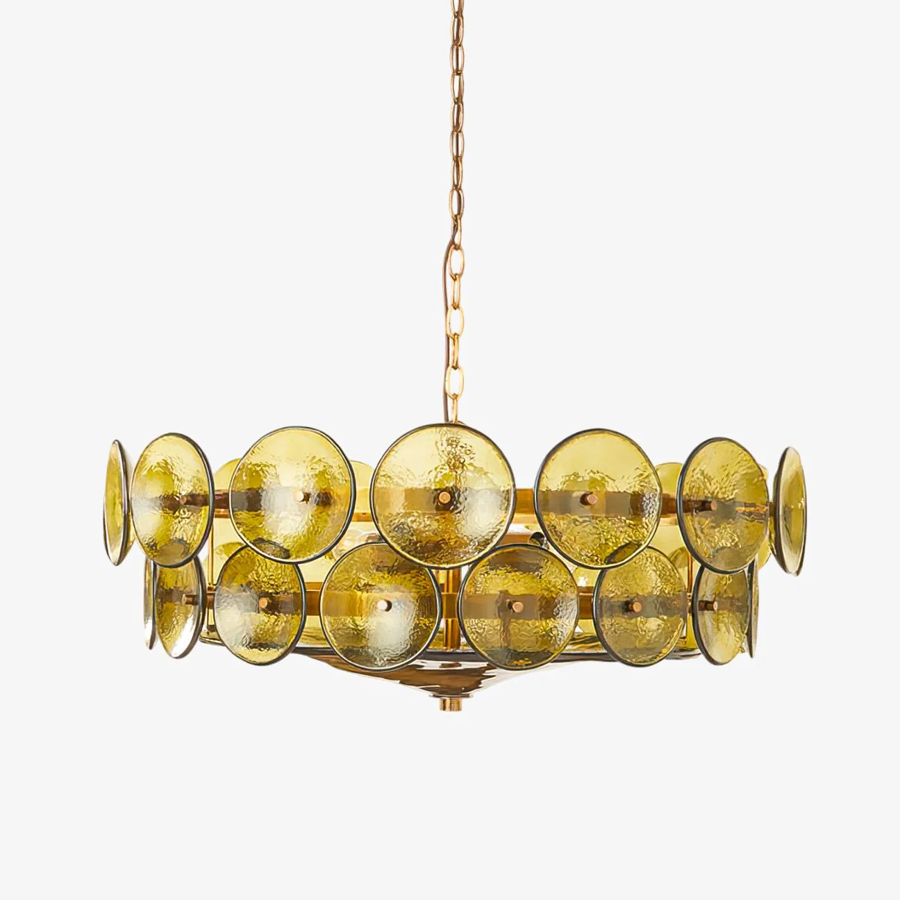 Responsible Solaris Disc Murano Chandelier Sustainable