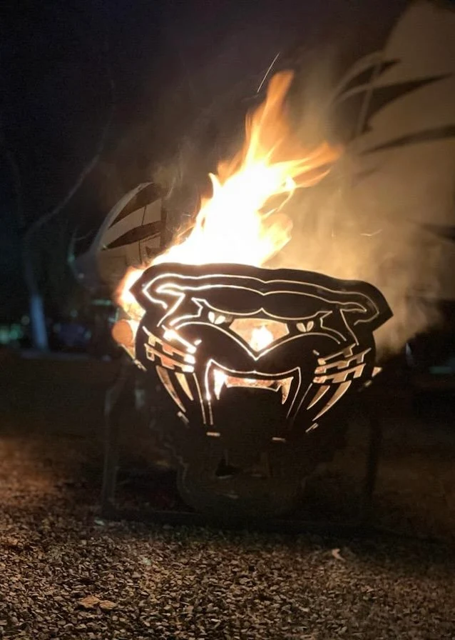 Enhanced Wood Fire Pit - 20x27 Customizable and Packable Sustainable