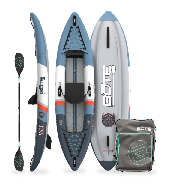 High-End Bote Vali Aero Native Navy Inflatable Kayak Optimized