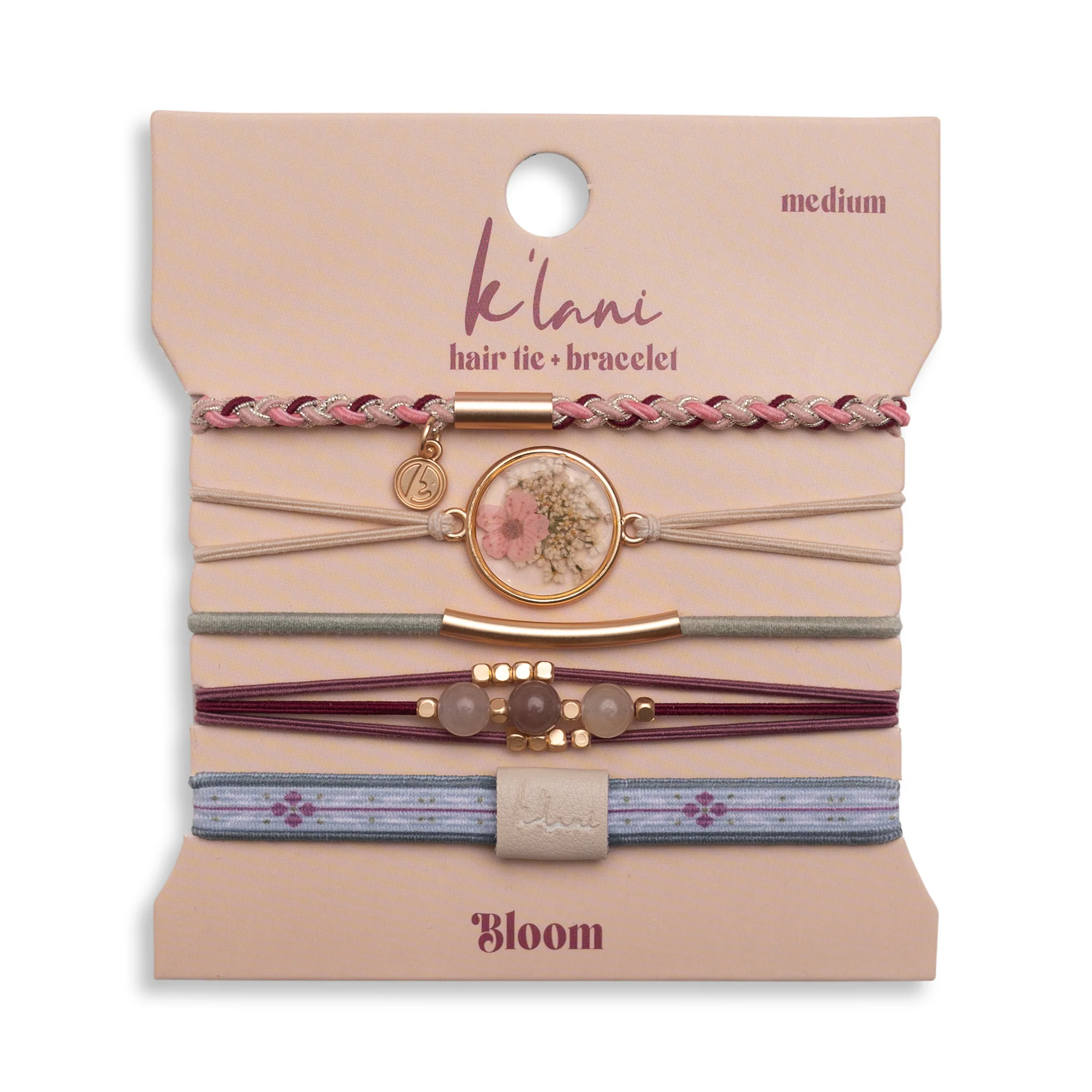 Easy-to-Use Bloom K'lani Hair Tie Natural