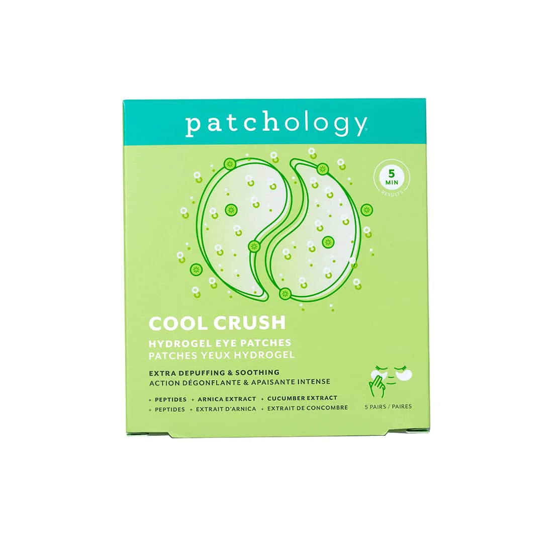 Reusable Served Chilled Cool Crush Hydrogel Eye Patches Luxury