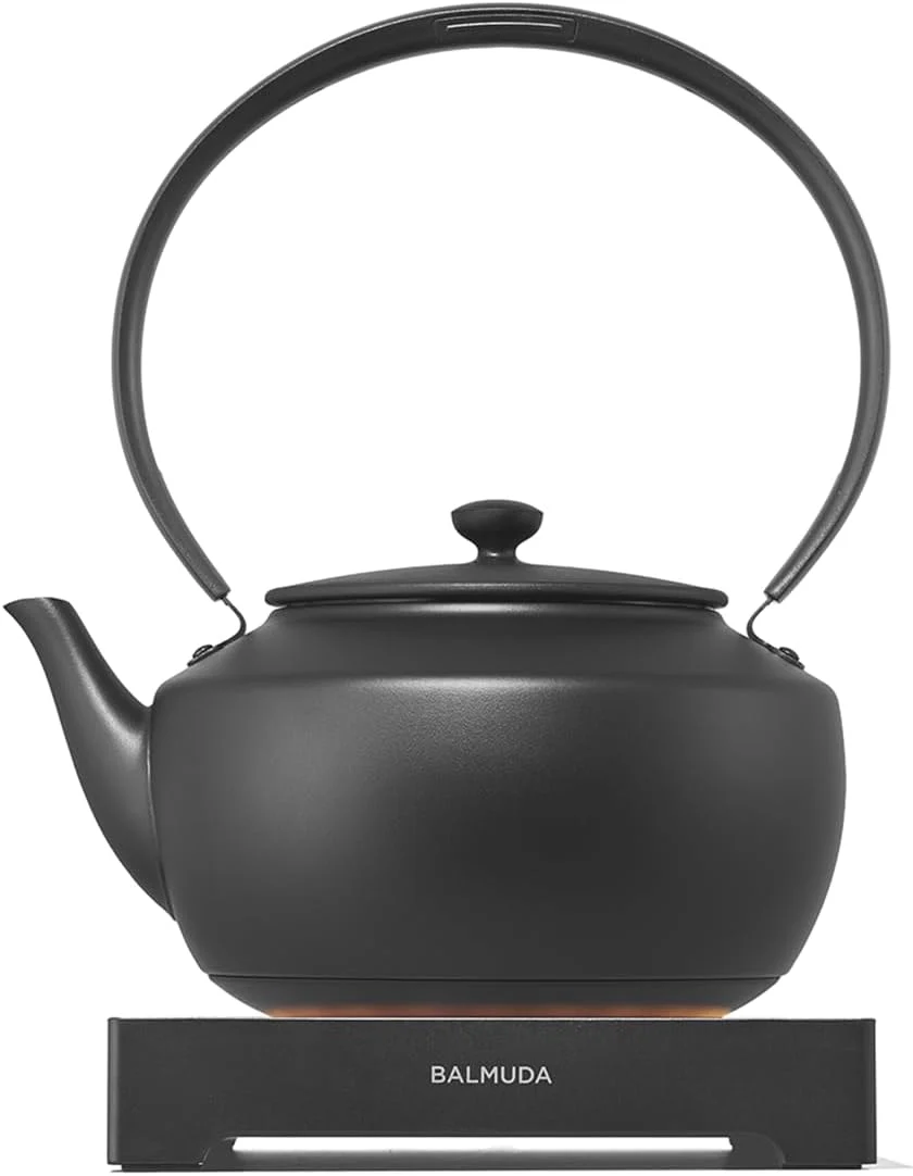 Long-Lasting Balmuda MoonKettle Electric Kettle with Temp Control 122°F - 212°F Hold Keep Warm 900ml 30 fl oz Soothing Ambient Light Sound Comfortable