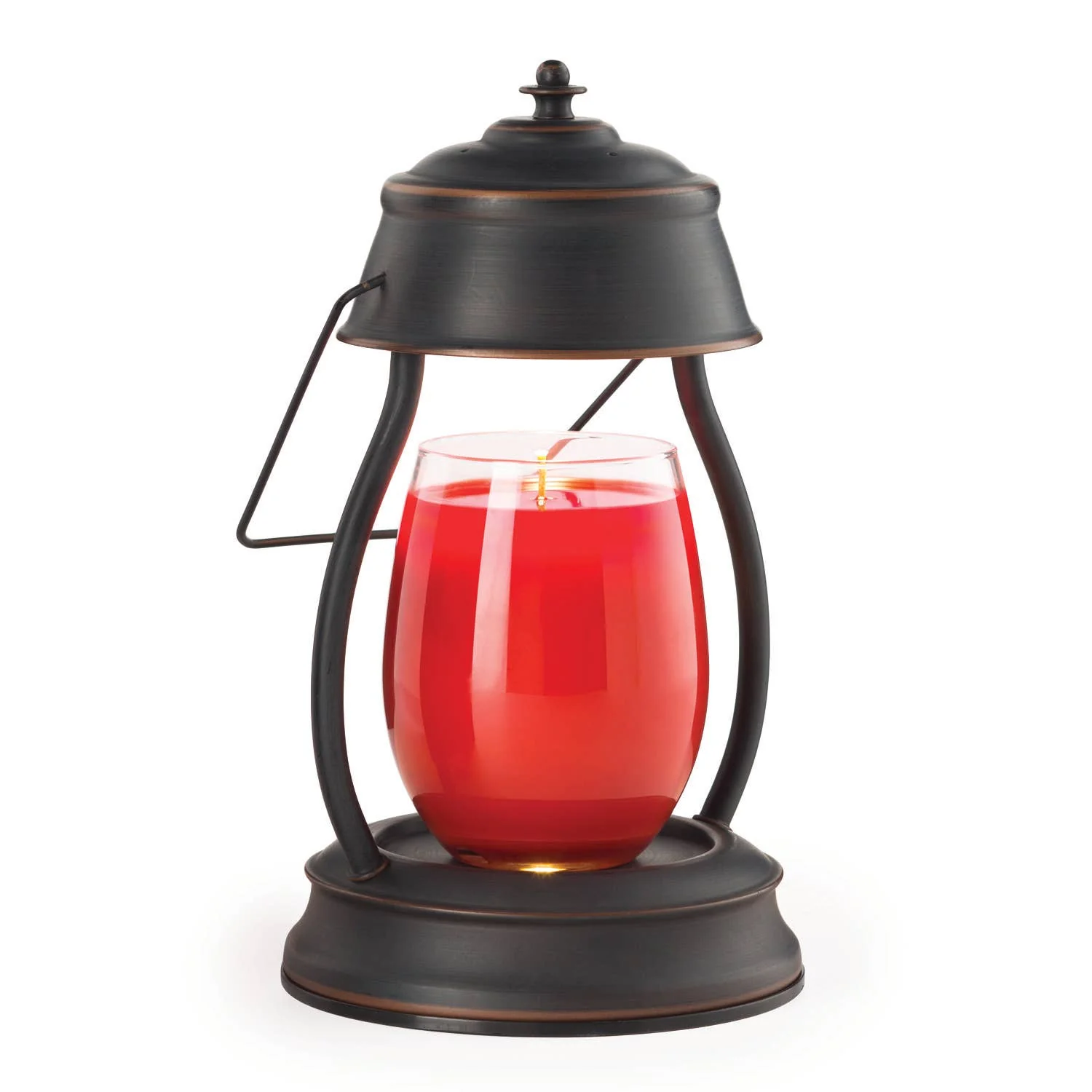 Lightweight Hurricane Candle Warmer Lantern-Oil Rubbed Bronzed Practical