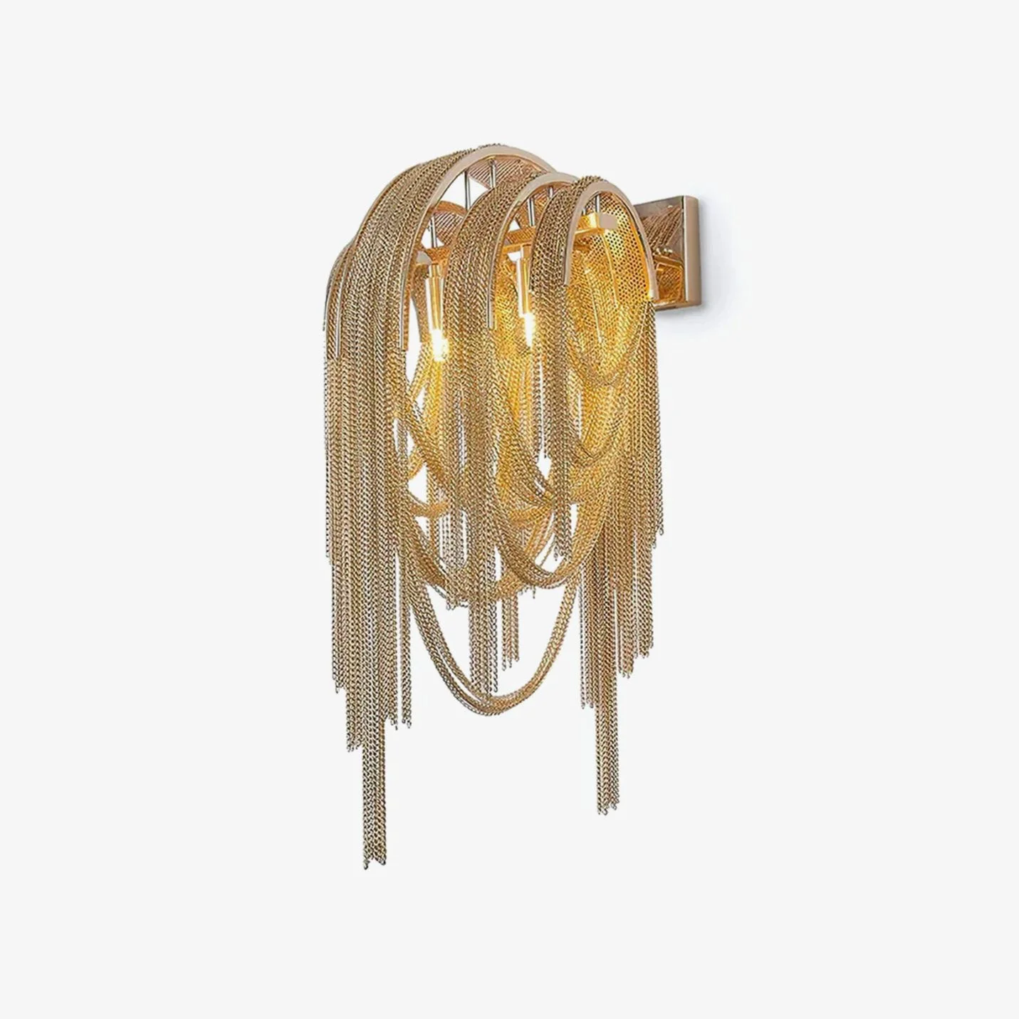 Clean Chains Tassel Wall Lamp Smooth