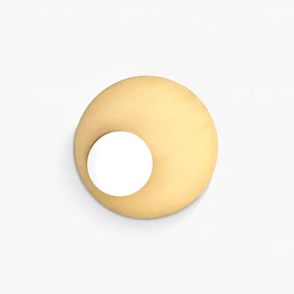 Detailed Nodes Angled Alabaster Wall Sconce Genuine