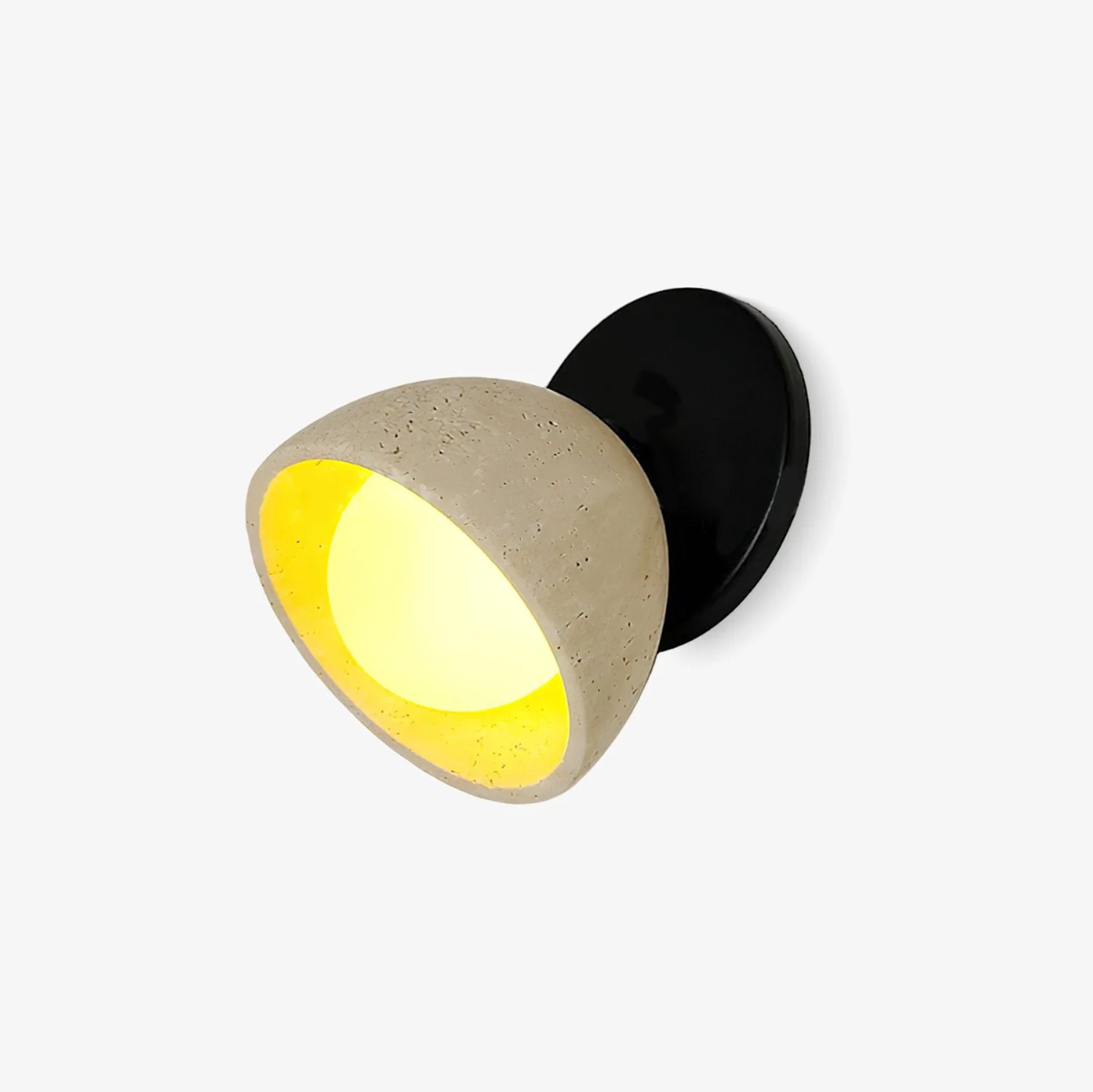 Crafted Tranquil Travertine Wall Light Carefully Designed