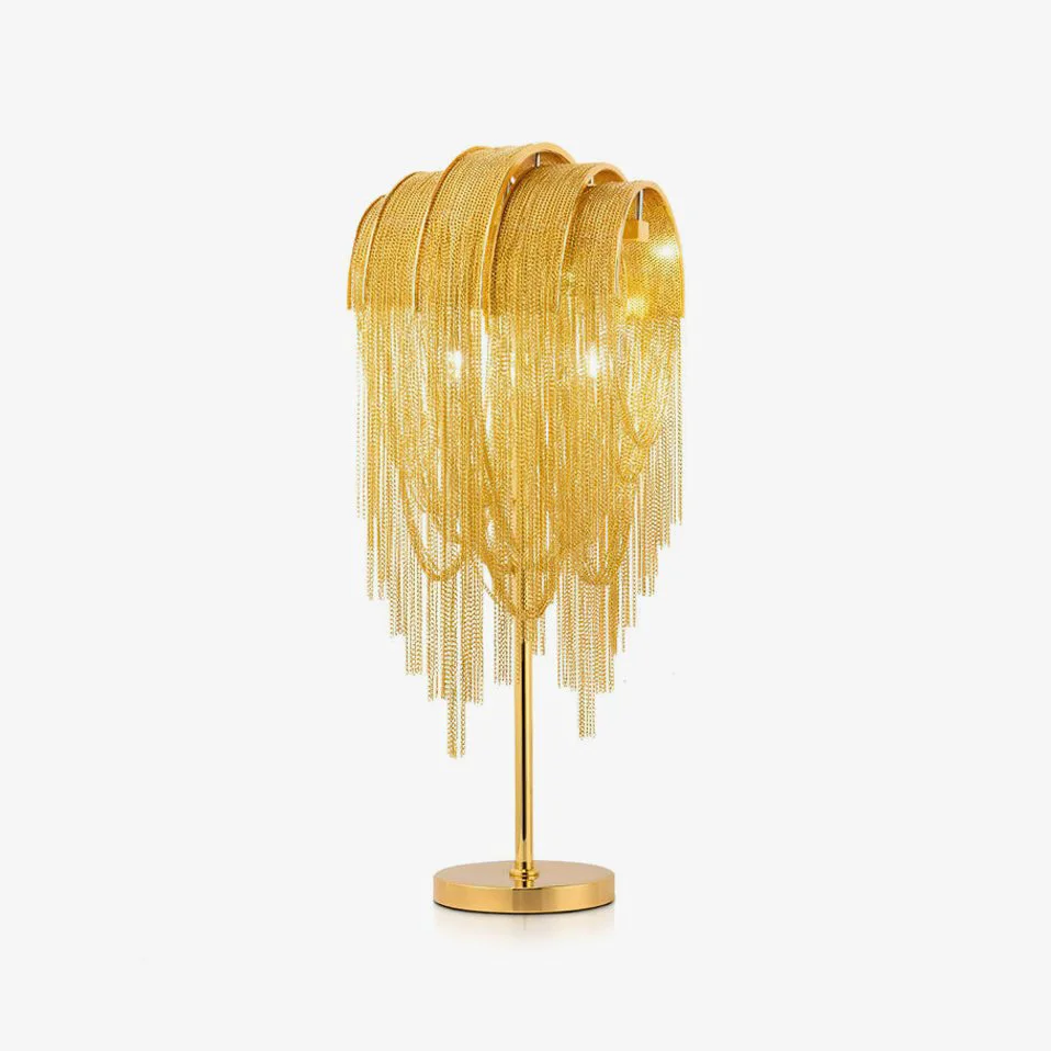 Responsible Chains Tassel Table Lamp Functional
