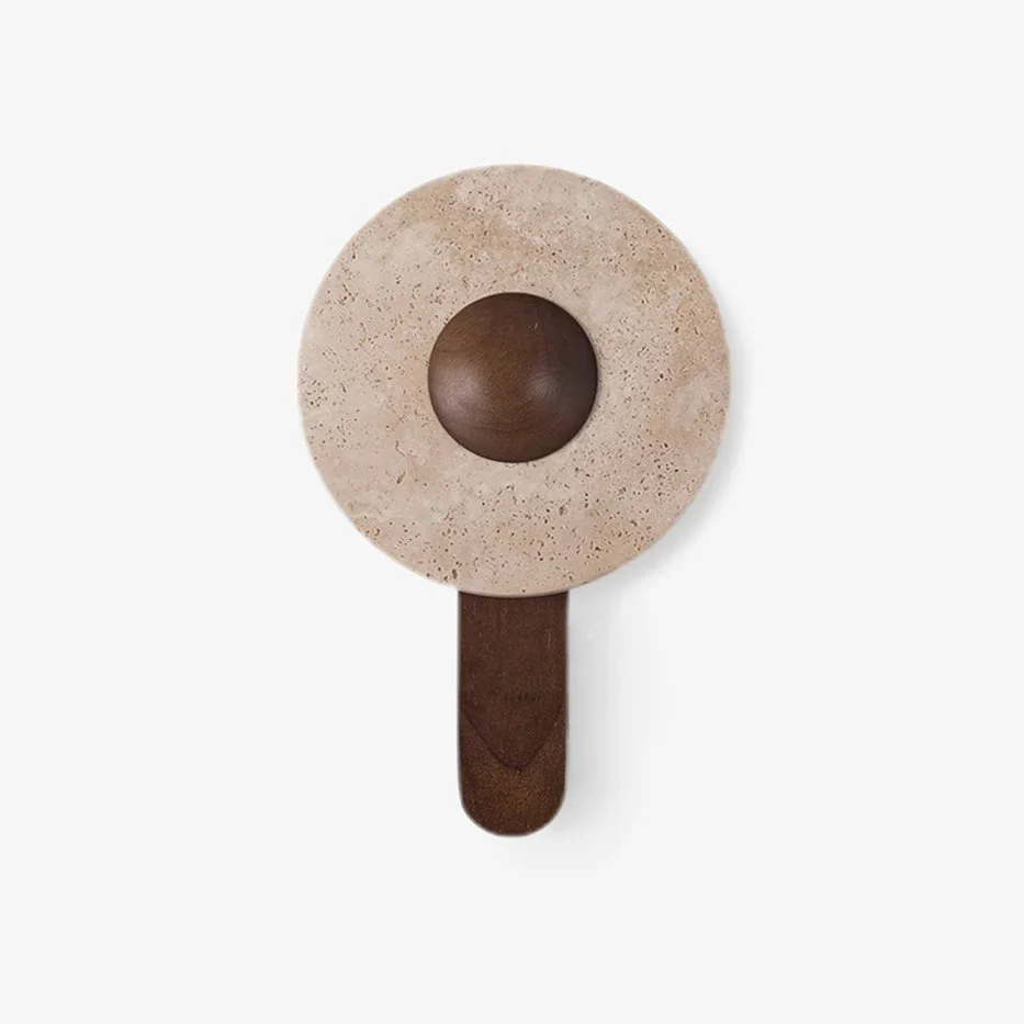 Certified Lunar Wood Wall Lamp Luxury