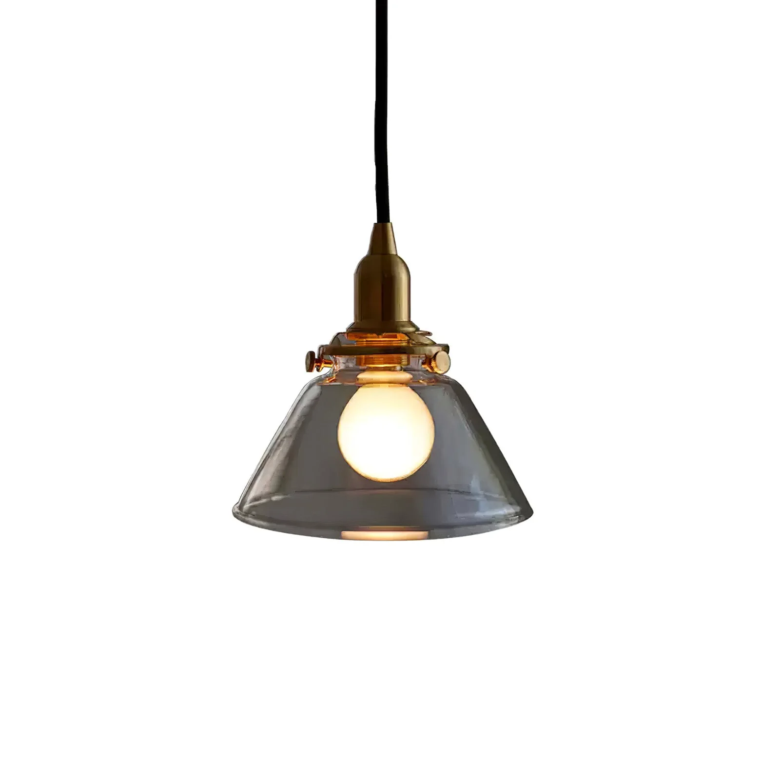 Reliable Minimalist Cone Shaped Glass Pendant Lamp Flexible