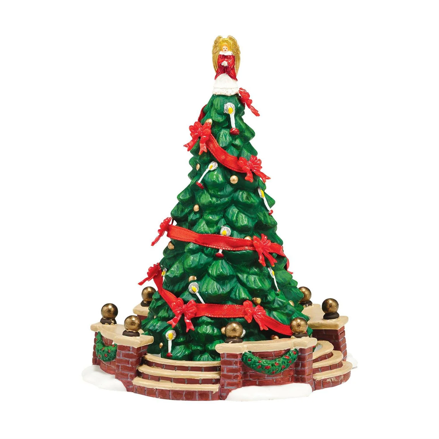 Breathable Dicken's Town Tree Dickens Village Environmentally Friendly