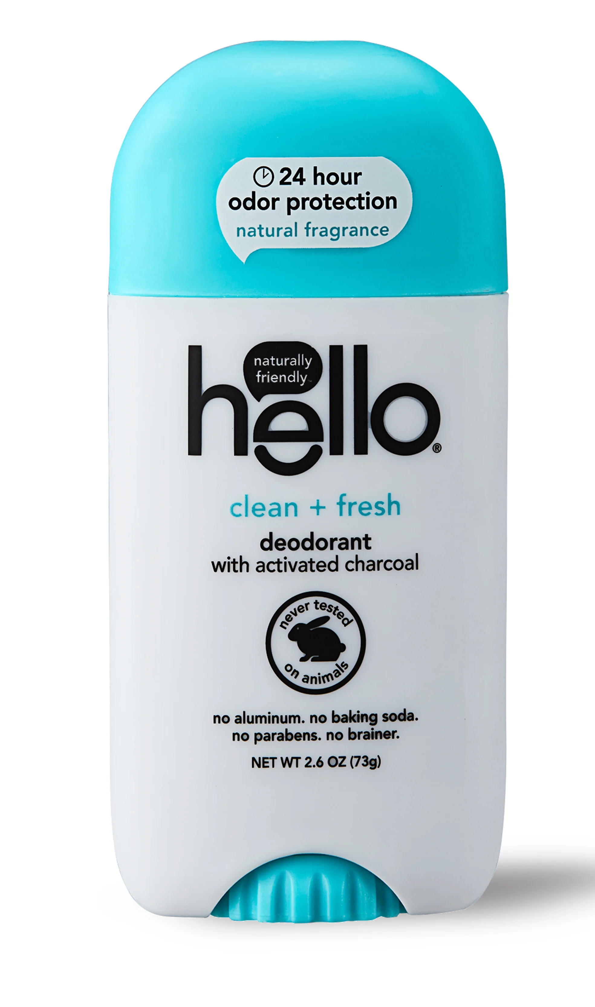 High-Grade hello Clean Fresh Deodorant with Activated Charcoal Green