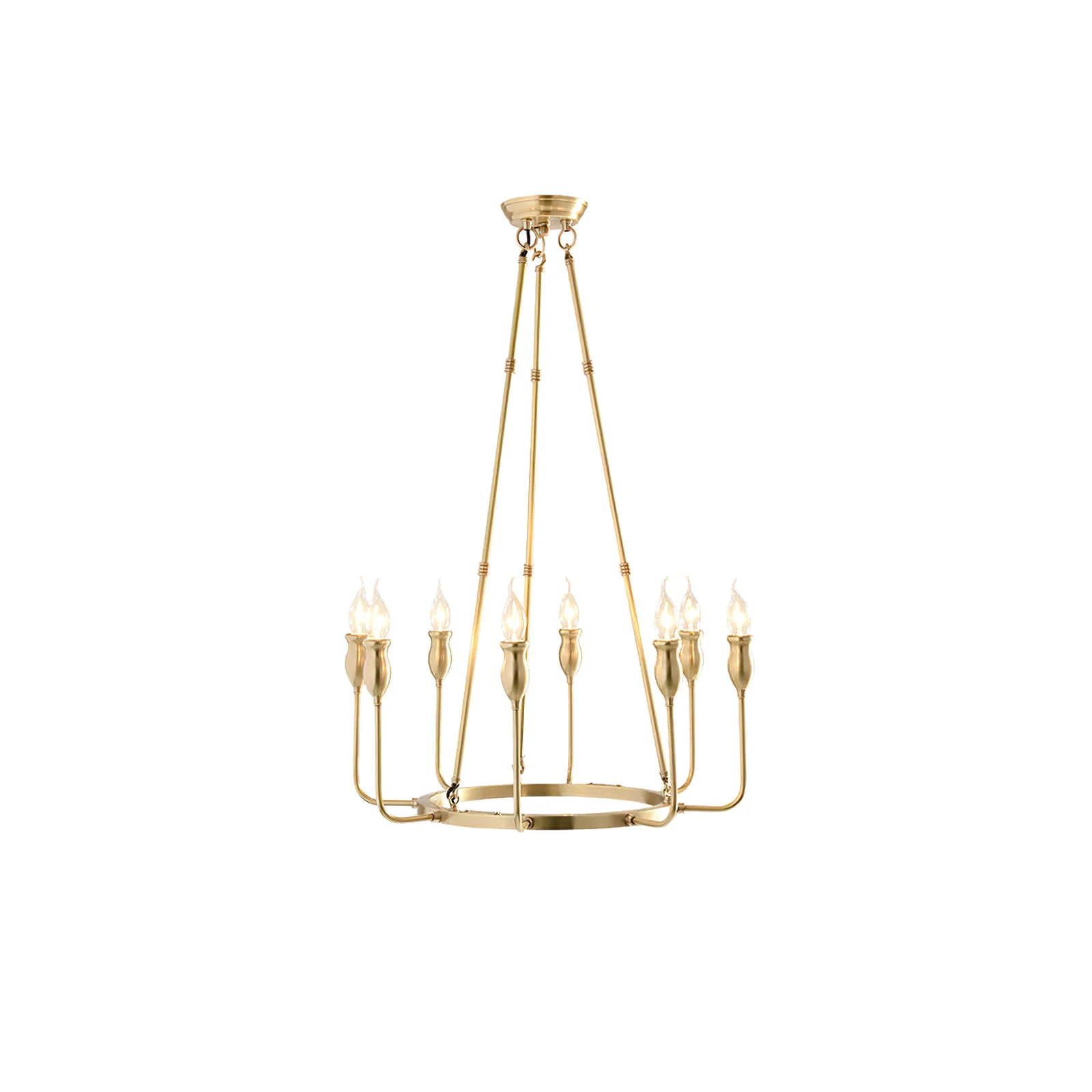Reusable Classic ring candlestick chandelier Unique