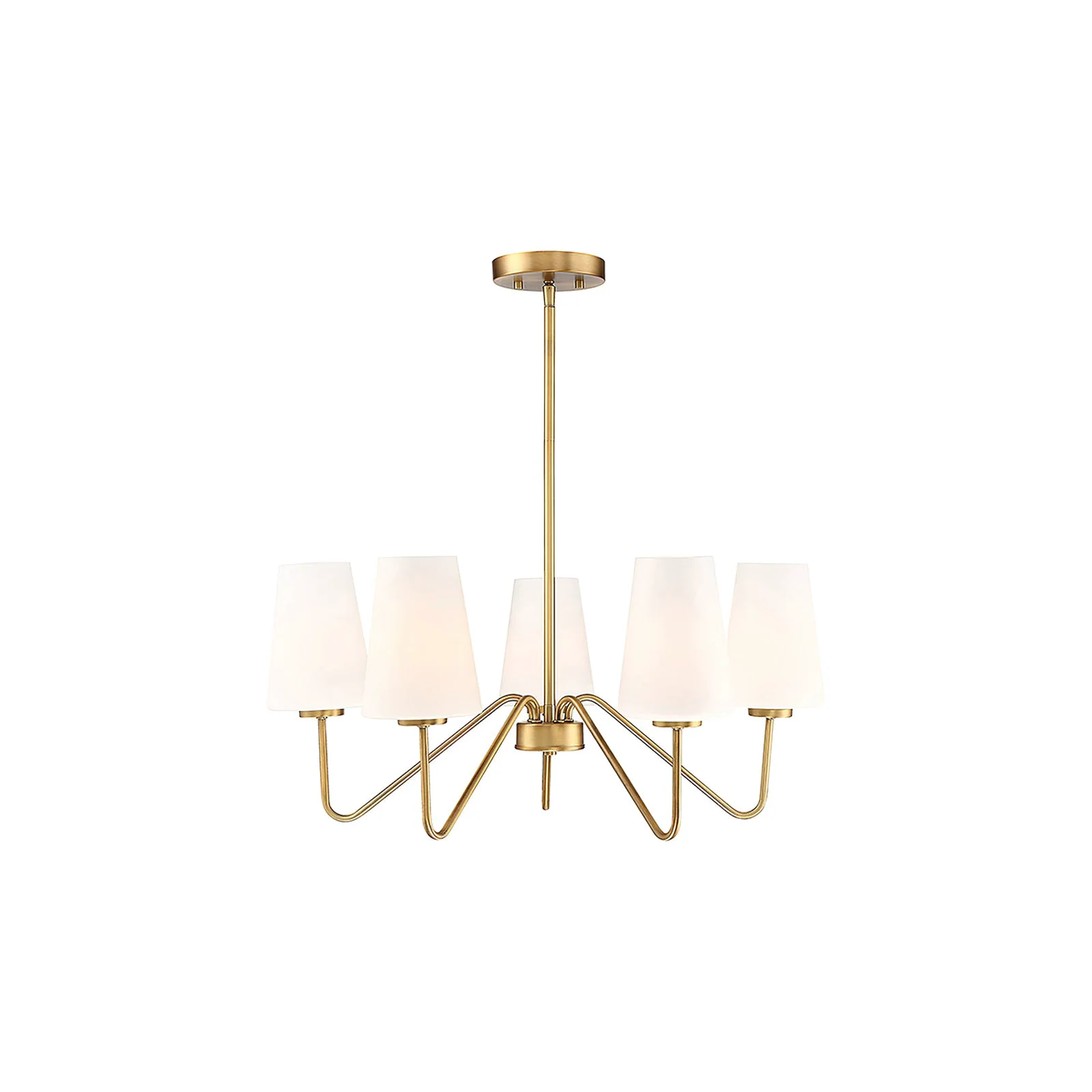 Traditional Simple brass five-head chandelier Official