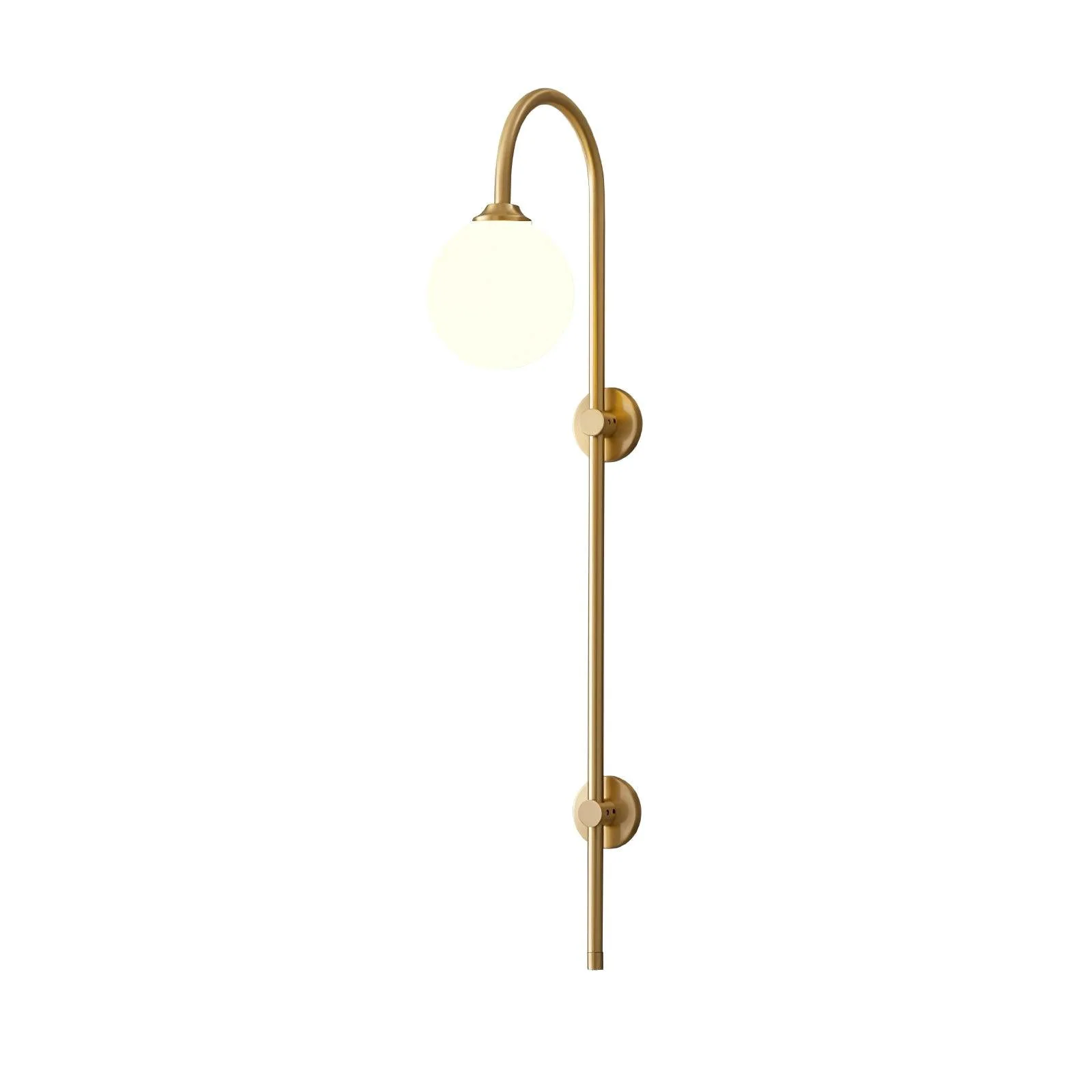 Artisan Brass Globe Arm Wall Sconce Environmentally Friendly