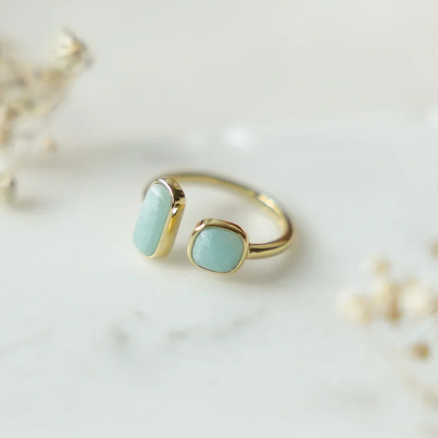 Original Stone Sisters Amazonite Ring Superior