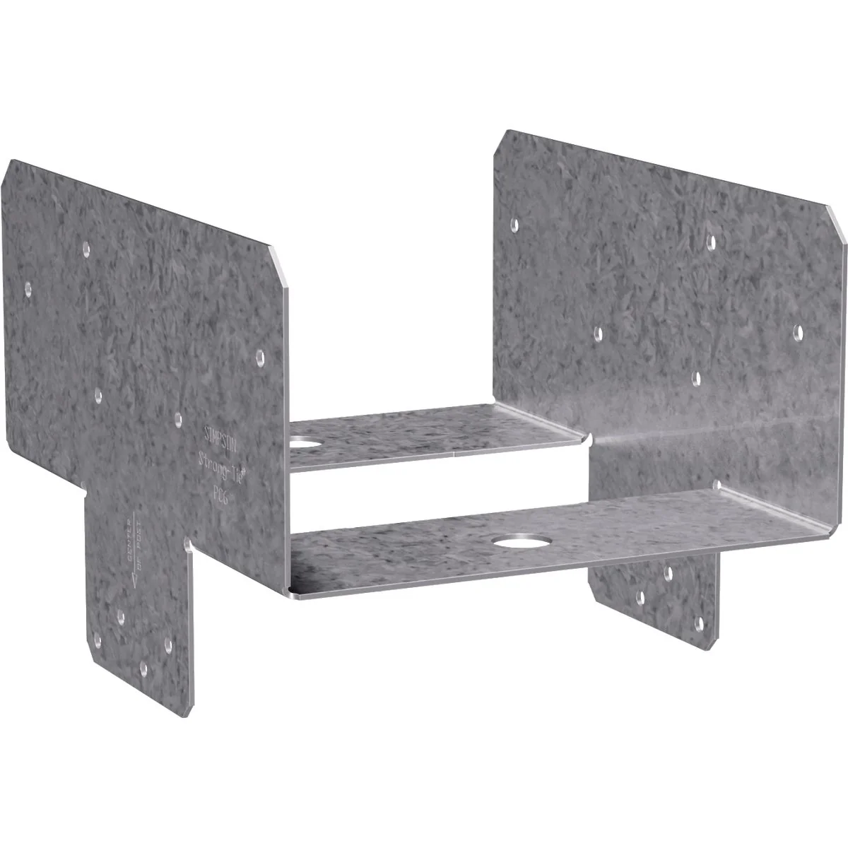 Convenient Simpson Strong-Tie 6 In. x 6 In. 16 ga Galvanized Post Cap Carefully Designed