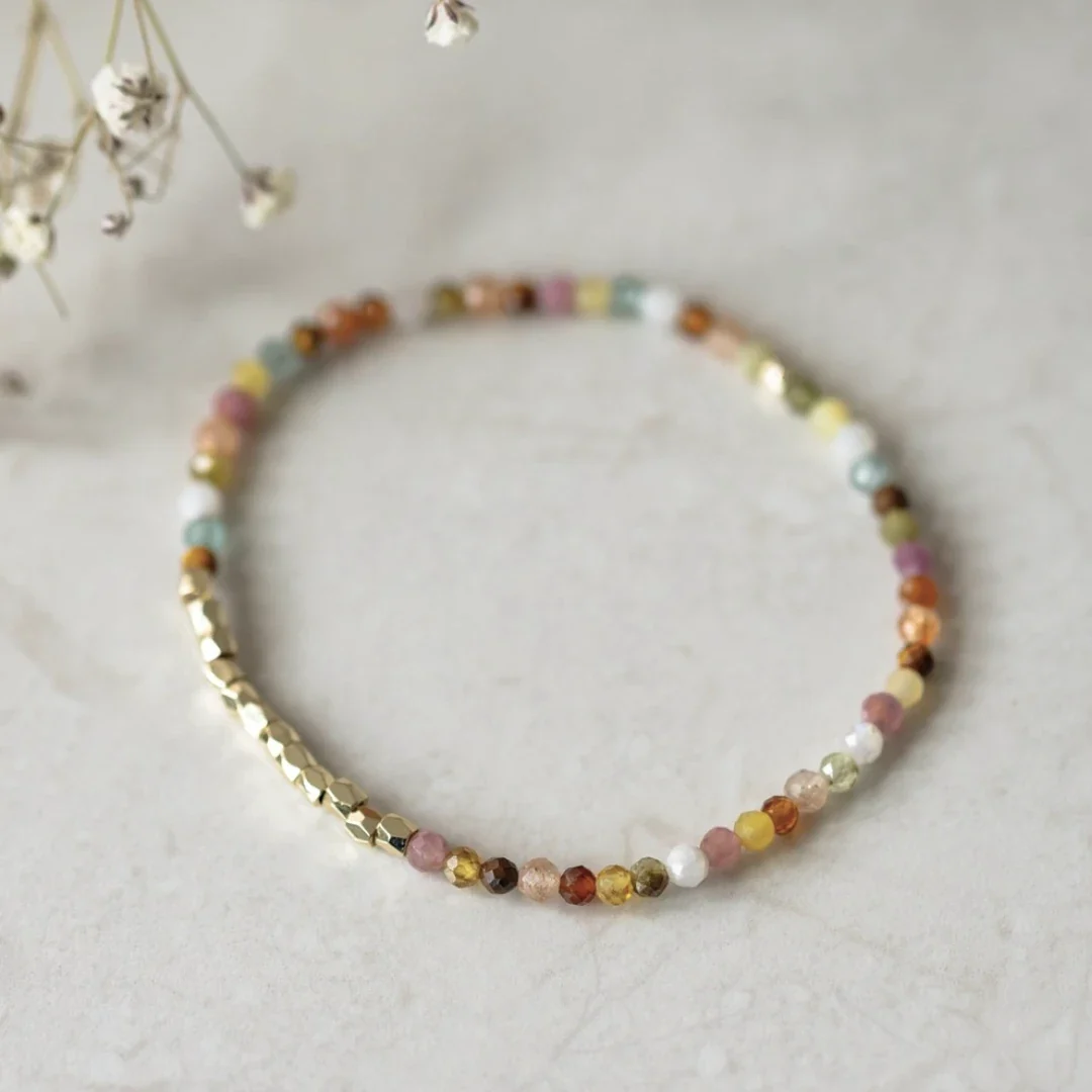 Superior Sorbet Rainbow Tourmaline Bracelet Premium