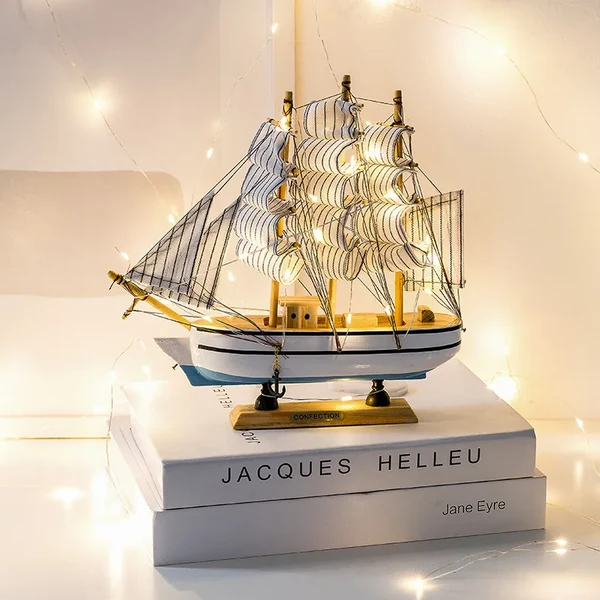 High-Quality Wooden Sailing Boat Model Comfortable