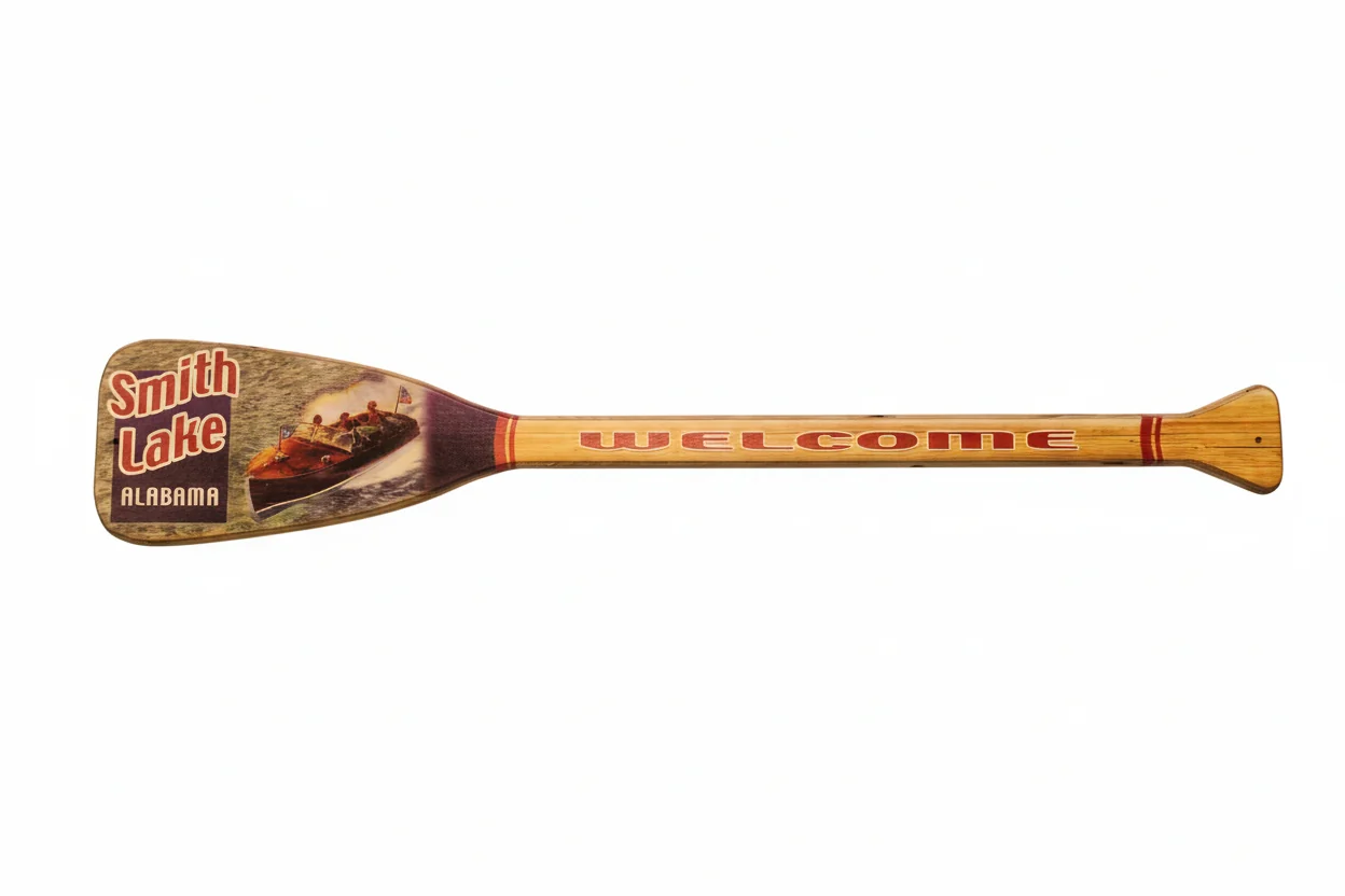Elite Red White and Blue Boaters Smith Lake - Paddles Oars Safe