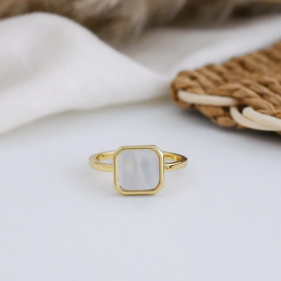 Unique Milan Mother of Pearl Ring Original Design
