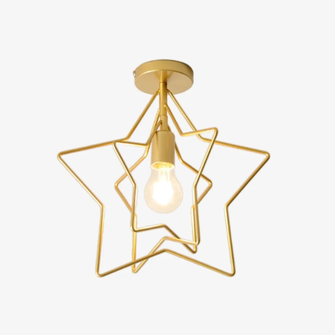 Trusted Retro Pentagram Ceiling Light Stylish