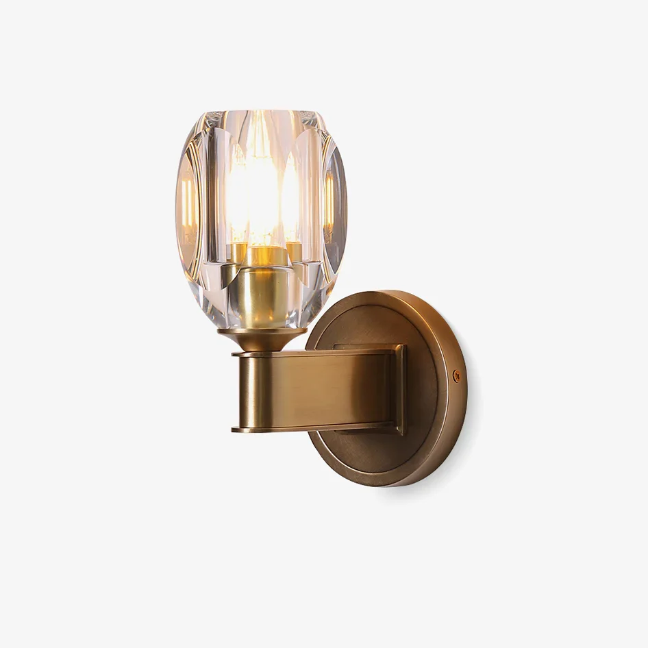 Exceptional Crystal Wall Lamp Artisan