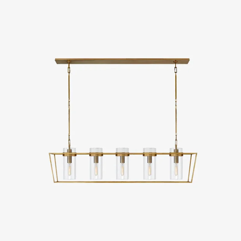 Versatile Presidio Large Linear Chandelier Excellent