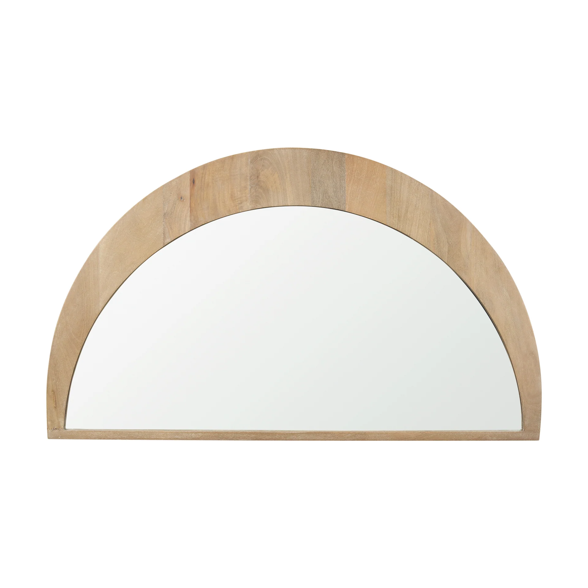 Easy-to-Use Celeste Light Brown Wood Large Mirror Advanced