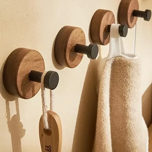Proven Modern Walnut Wood Wall Hook Certified