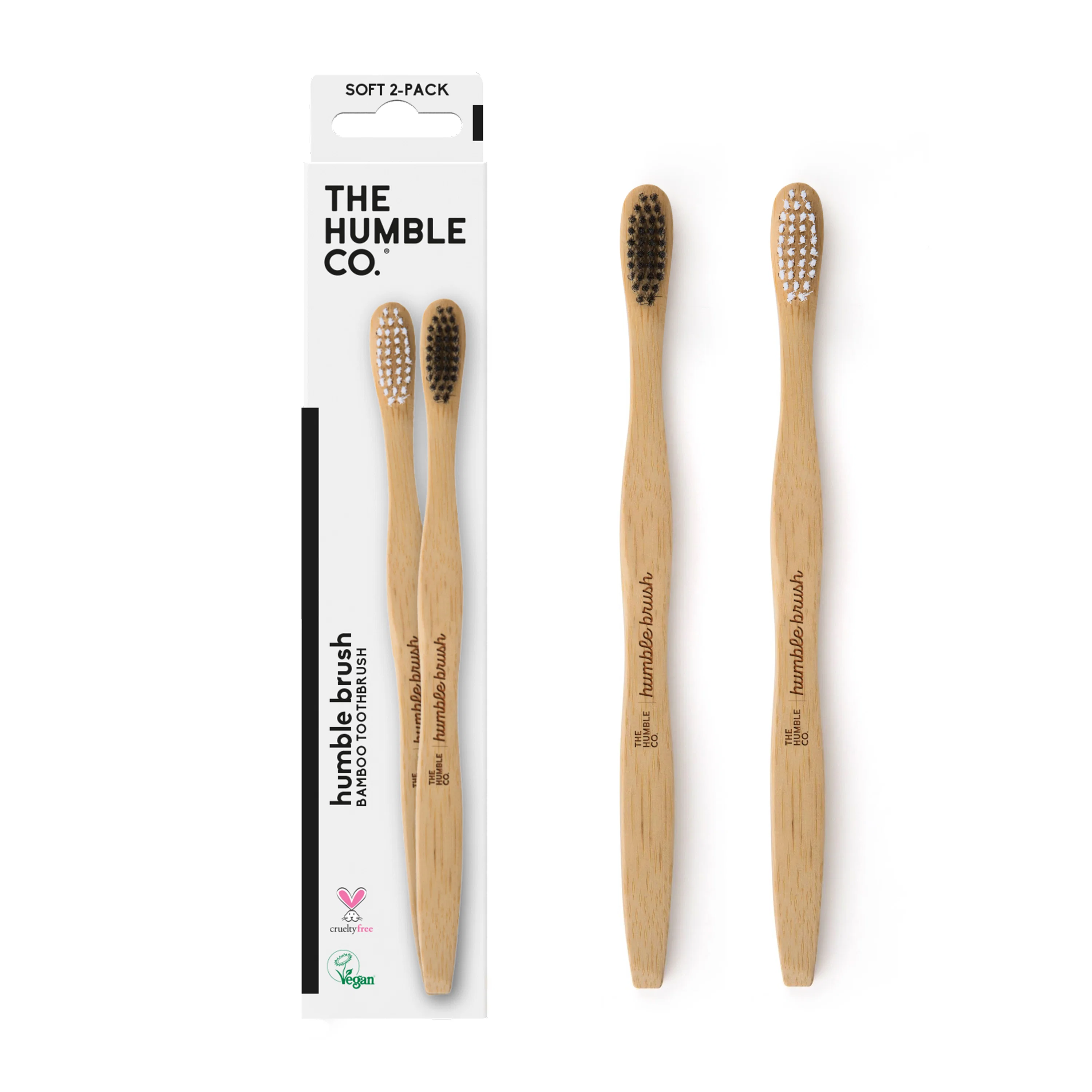 High-Grade The Humble Co. Adult Bamboo Toothbrushes - Soft Responsible