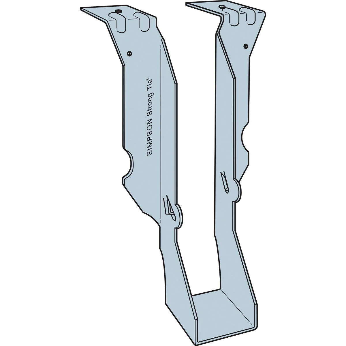 Contemporary Simpson Strong-Tie 2 In. x 8 In. Top Flange Joist Hanger Sustainable