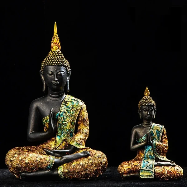Expertly Made Handmade Thai Buddha Statue for Meditation Decor Modern