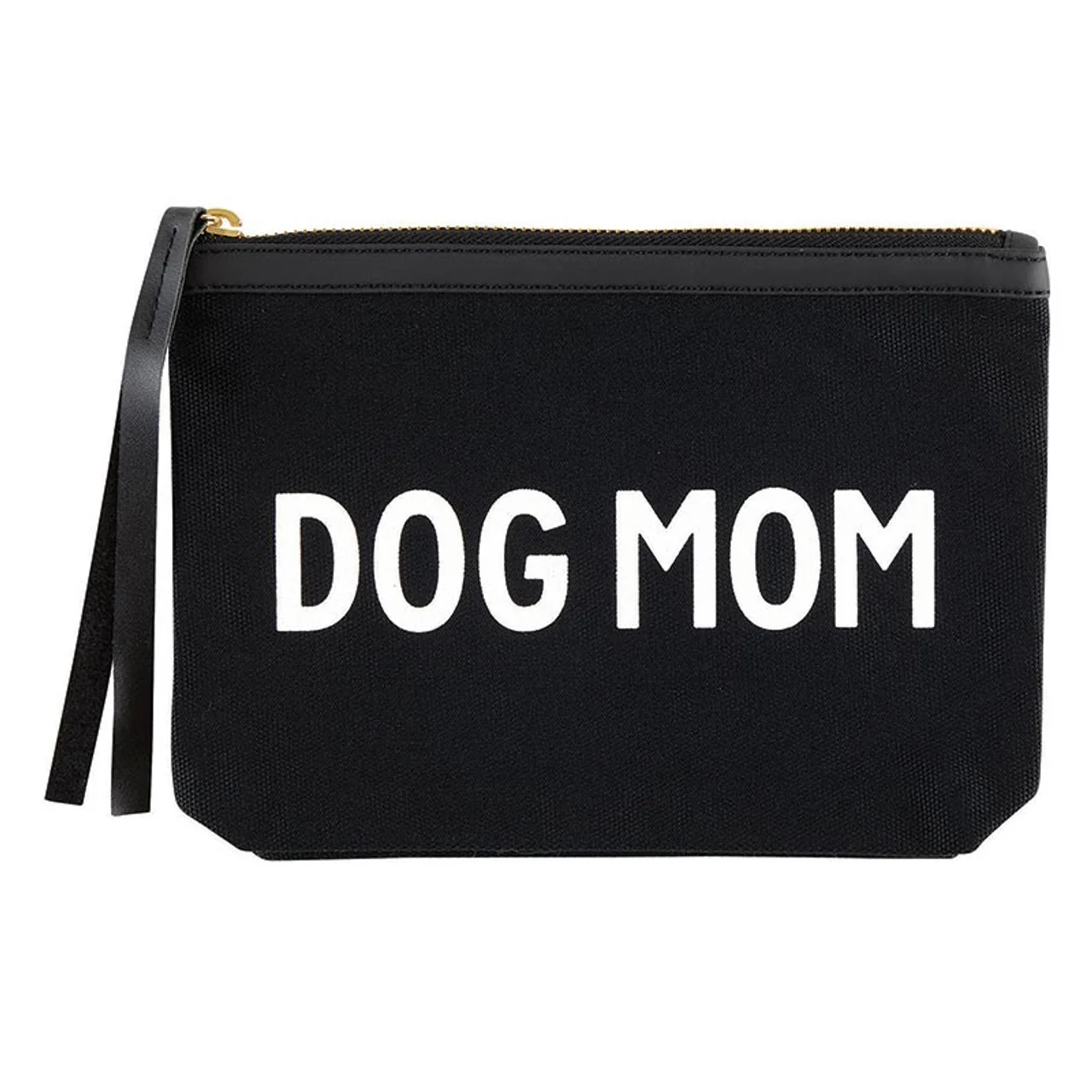 Excellent Dog Mom Canvas Pouch with Zipper 9 Clean