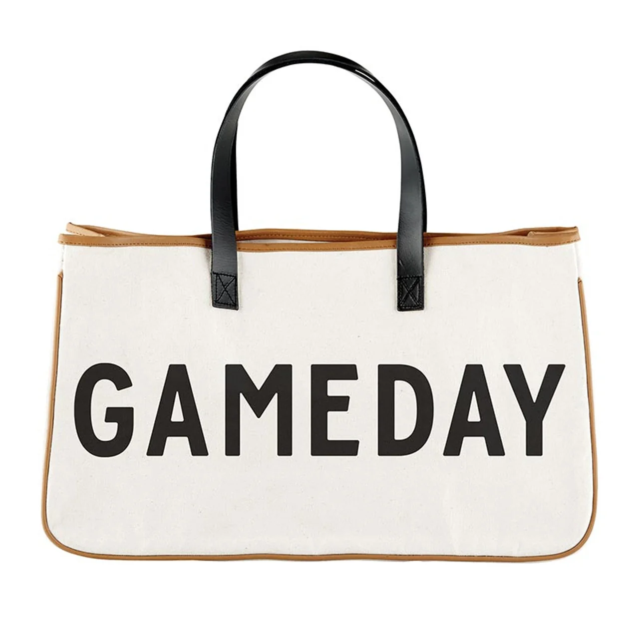 Fast Game Day Canvas Leather Tote 20 User-Friendly