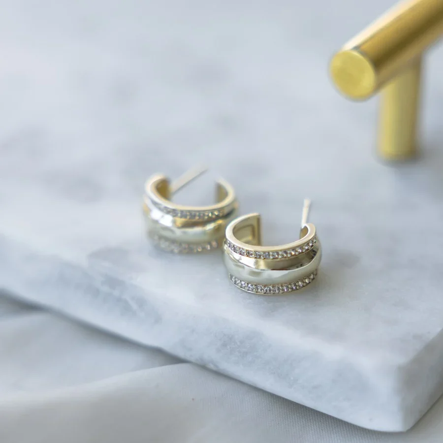 Breathable Raisa Hoop Earrings Eco-Friendly