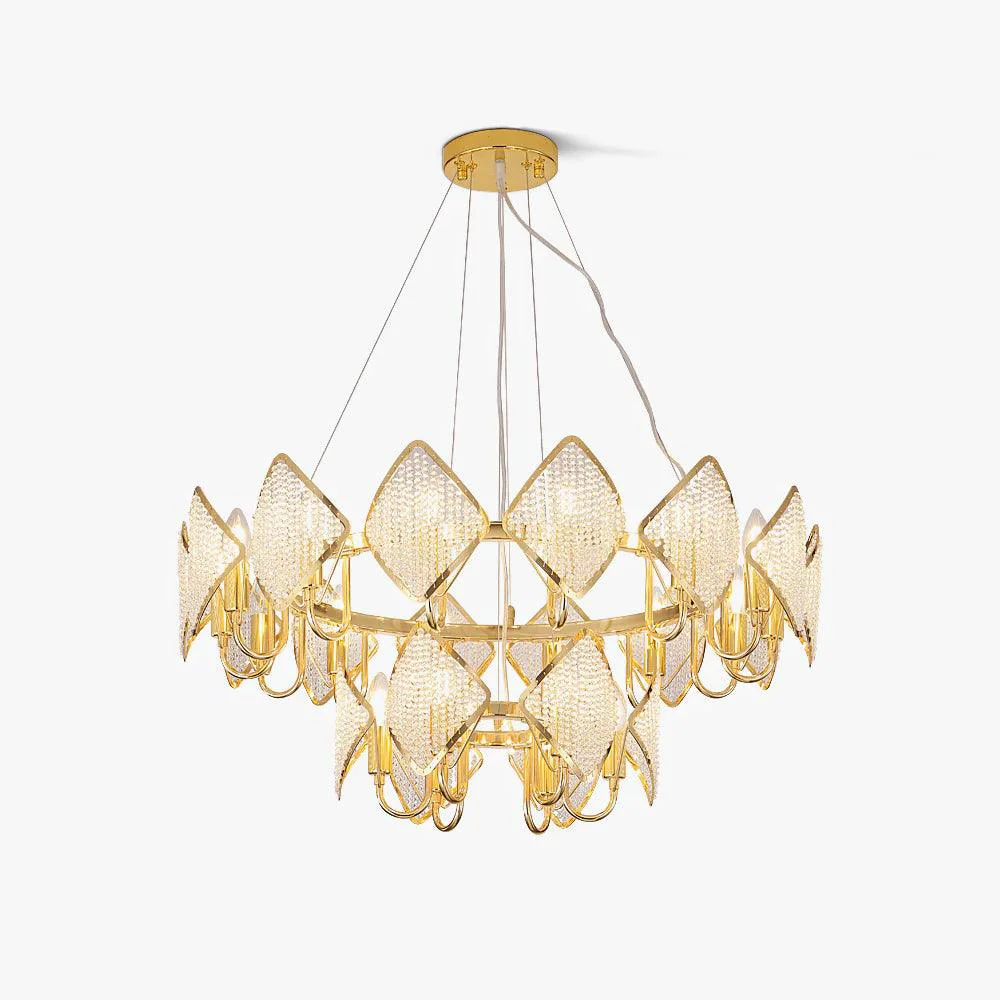 Prestigious Dragon Scale Crystal Chandelier Original Design