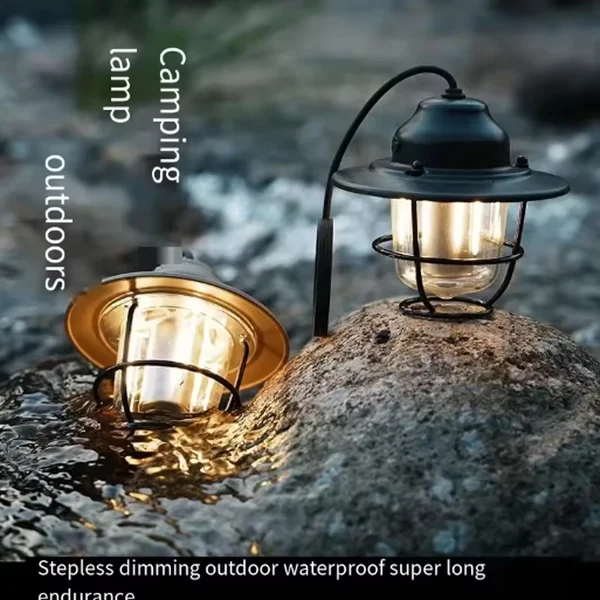 Trusted Rechargeable Vintage Camping Lantern Reusable